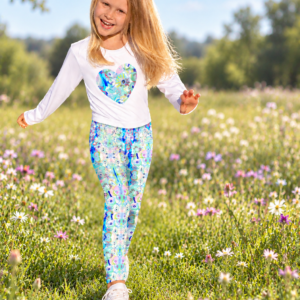 Blue Pizzazz - Kids Leggings
