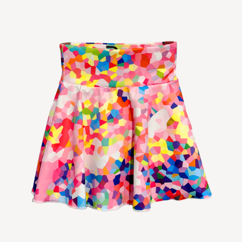 Pink Confetti - Kids Skorts