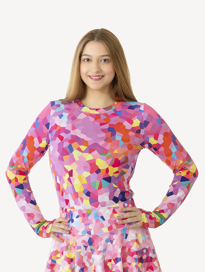 Pink Confetti - Long Sleeve Shirts
