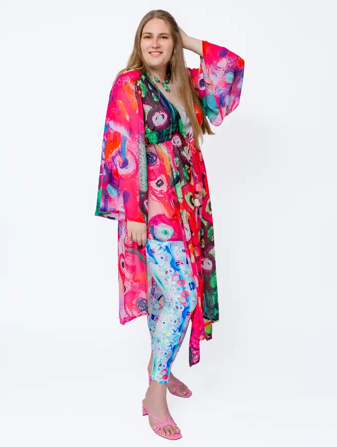 Fuschia Fantasy - Caftan