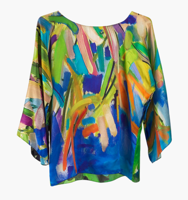 Blossoming Silk Blouse