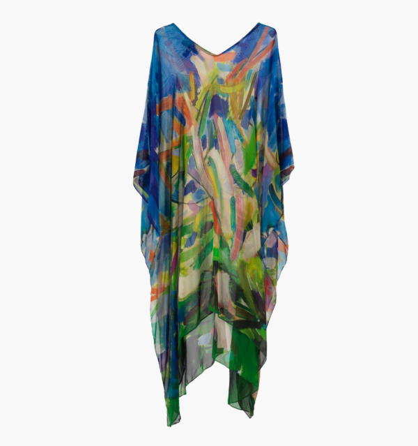 Blossoming Belted Caftan