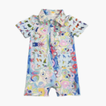 Blue Buddies Romper