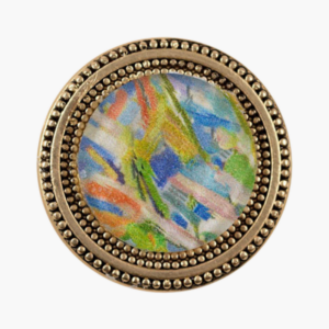 Blossoming Gold Magnetic Pin