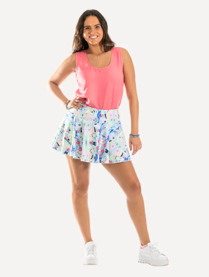 Blue Pizzazz - Tennis Skort