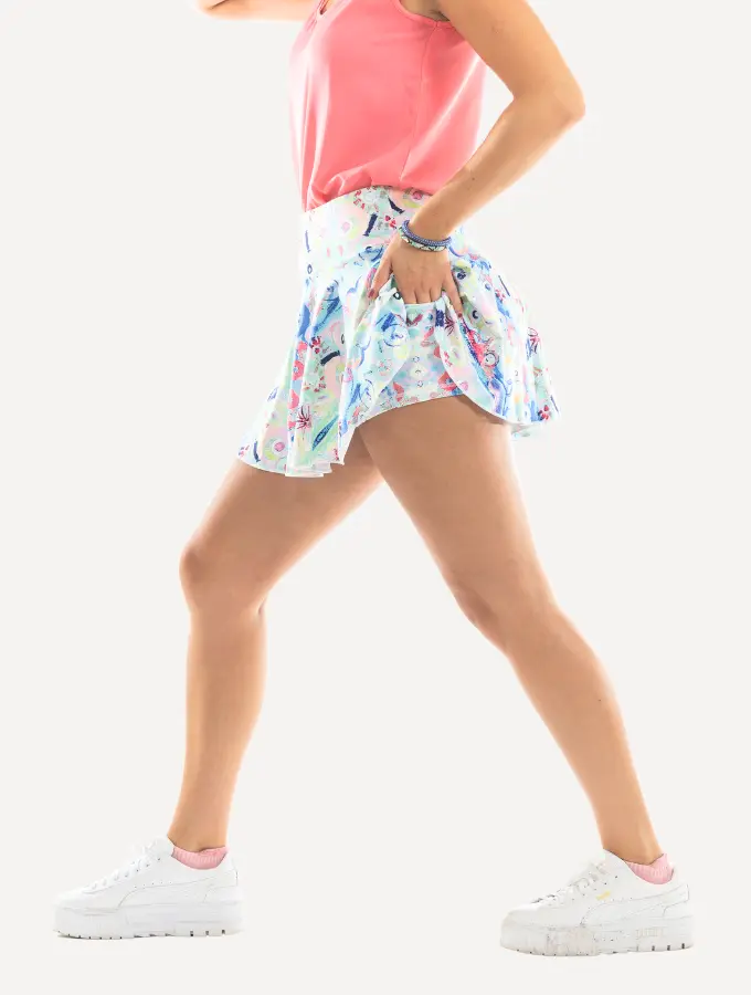 Blue Pizzazz - Tennis Skort