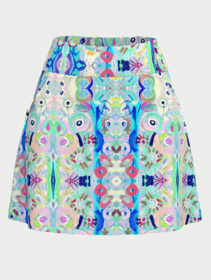 Blue Pizzazz - Golf Skort