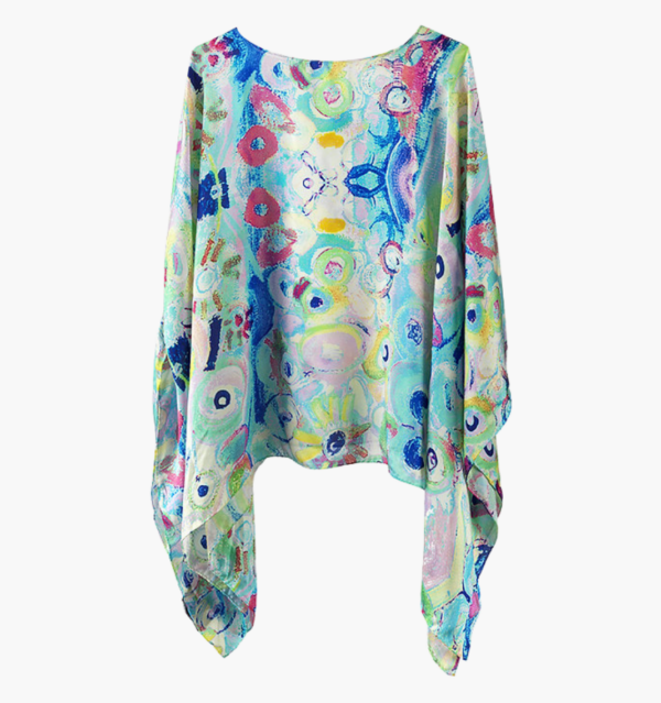 Blue Pizzazz Poncho