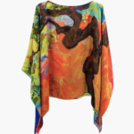 Confidence Charmeuse Silk Poncho