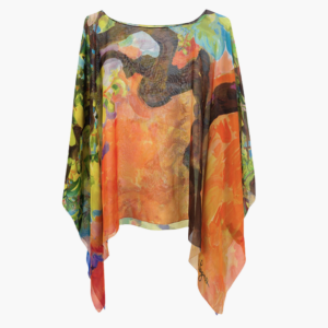 Confidence – Georgette Silk Poncho