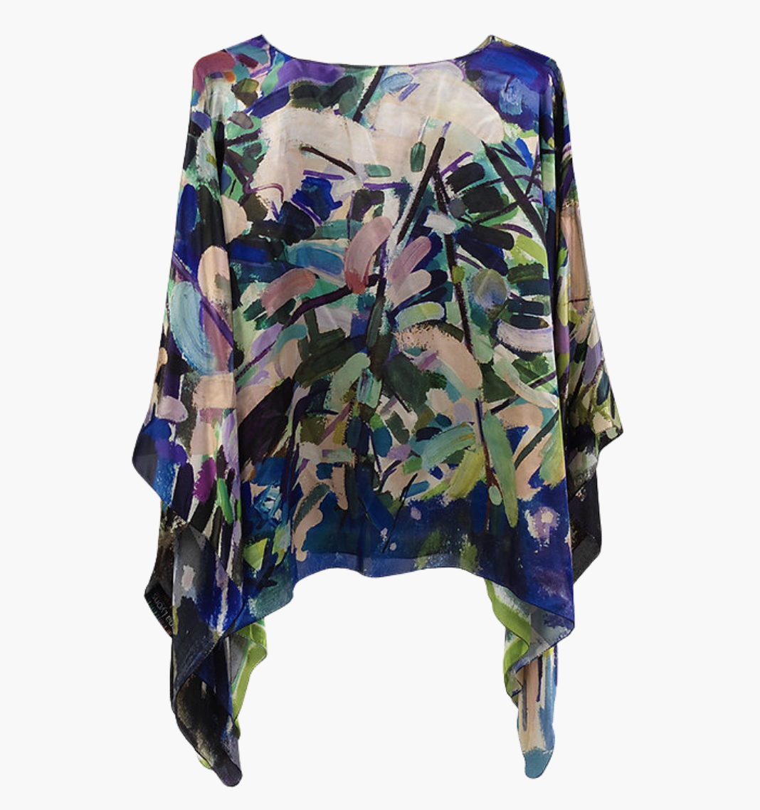 Eden - Charmeuse Silk Poncho