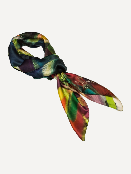 Exhilarated - Silk Charmeuse Scarf