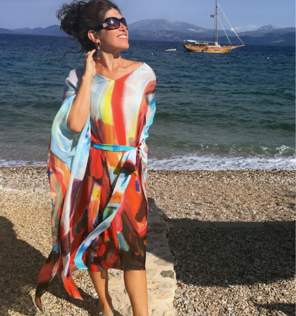 Fiery - Belted Caftan