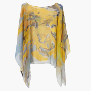 Jubilant - Georgette Silk Poncho