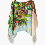 Girl from Ipanema Charmeuse Silk Poncho