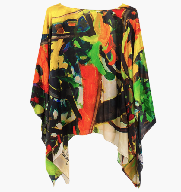 Hope Charmeuse Silk Poncho