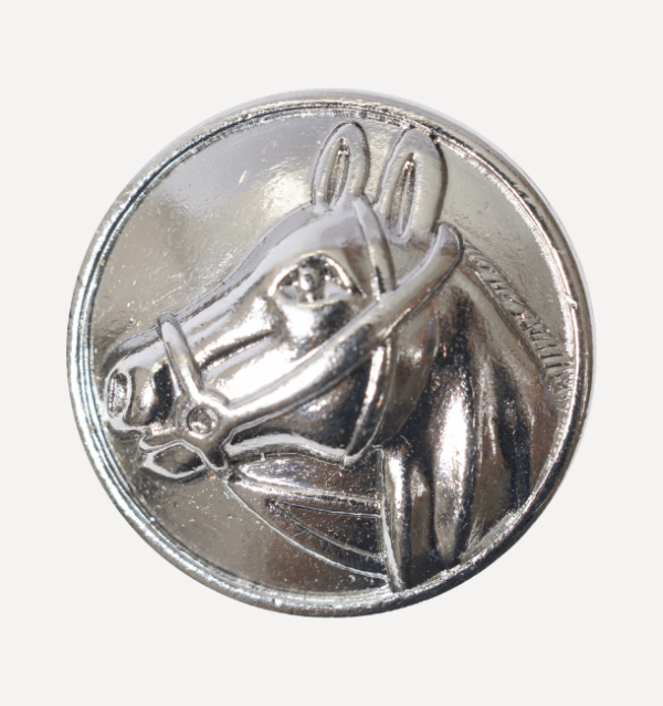 Horse Silver Magnetic Pin