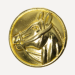 Horse Gold Magnetic Pin