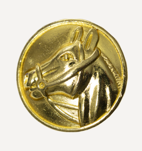 Horse Gold Magnetic Pin