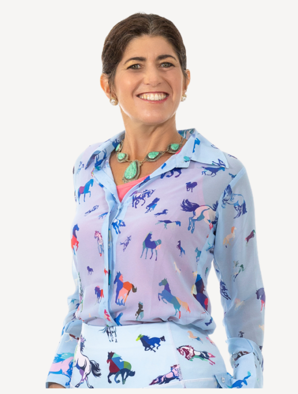 Horsing Around – Button Blouse