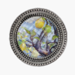 Lovely Lemons Silver Magnetic Pin