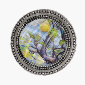 Lovely Lemons Silver - Magnetic Pin
