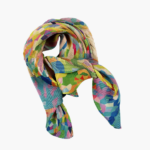 Confetti Square Pleated Scarf