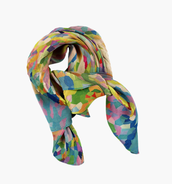 Confetti Square Pleated Scarf