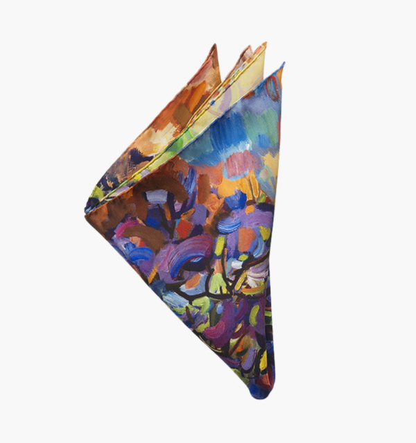 Sunday Fun Day Silk Pocket Square