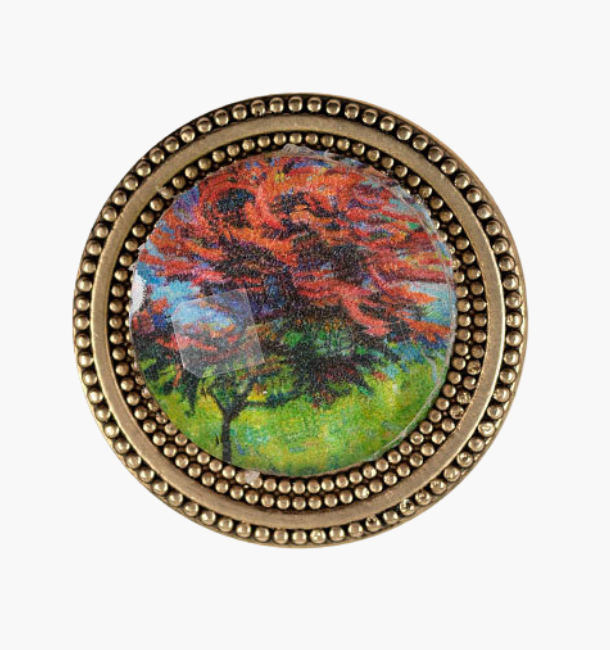 Fiery Maple Gold - Magnetic Pin