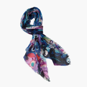 Rhapsody Blue Cashmere Modal Scarf