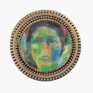 Self Portrait (Gold) - Magnetic Pin