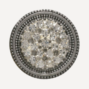 Sparkle Silver Magnetic Pin