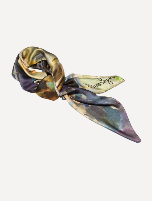 Springtime - Silk Charmeuse Scarf