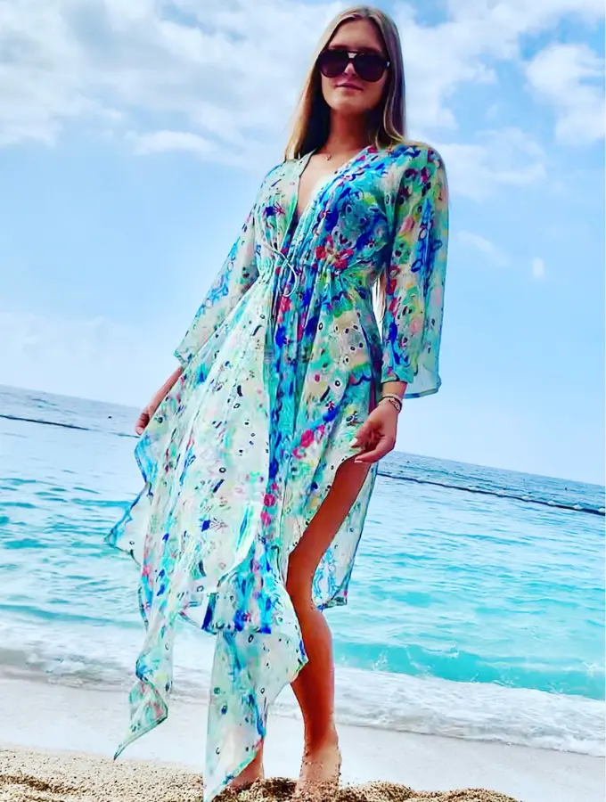 Blue Pizzazz - Caftan