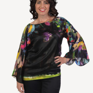Cherry Blossoms - Silk Blouse