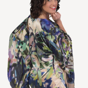 Eden - Charmeuse Silk Poncho