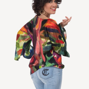 Exhilarated- Silk Blouse