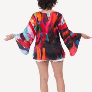 Fiery- Silk Blouse