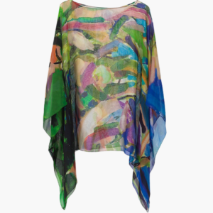 Blossoming Georgette Poncho