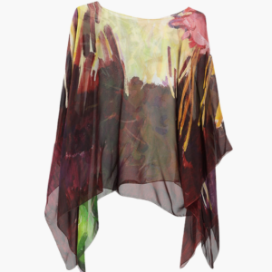 La Vie en Rose Georgette Poncho