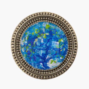 Turquoise Maya Gold - Magnetic Pin
