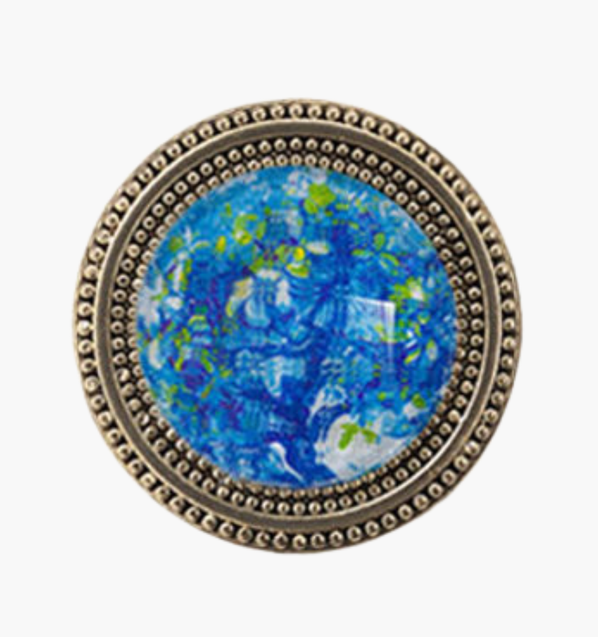 Turquoise Maya Gold - Magnetic Pin