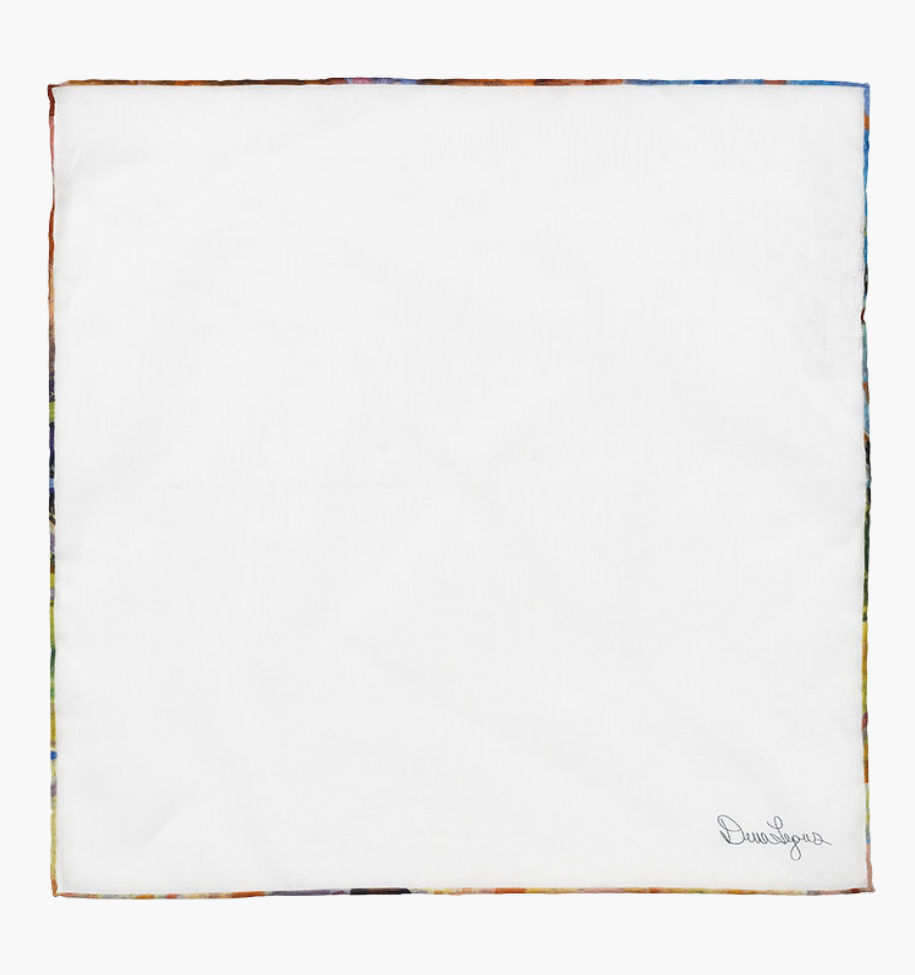 White - Cotton Pocket Square