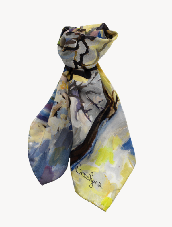 Springtime 24_ silk scarf