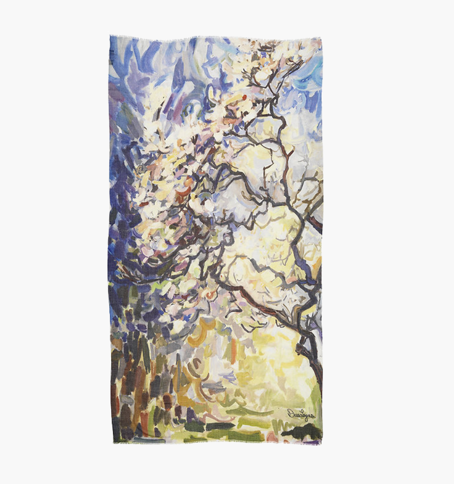 Springtime - 24" Silk Scarf