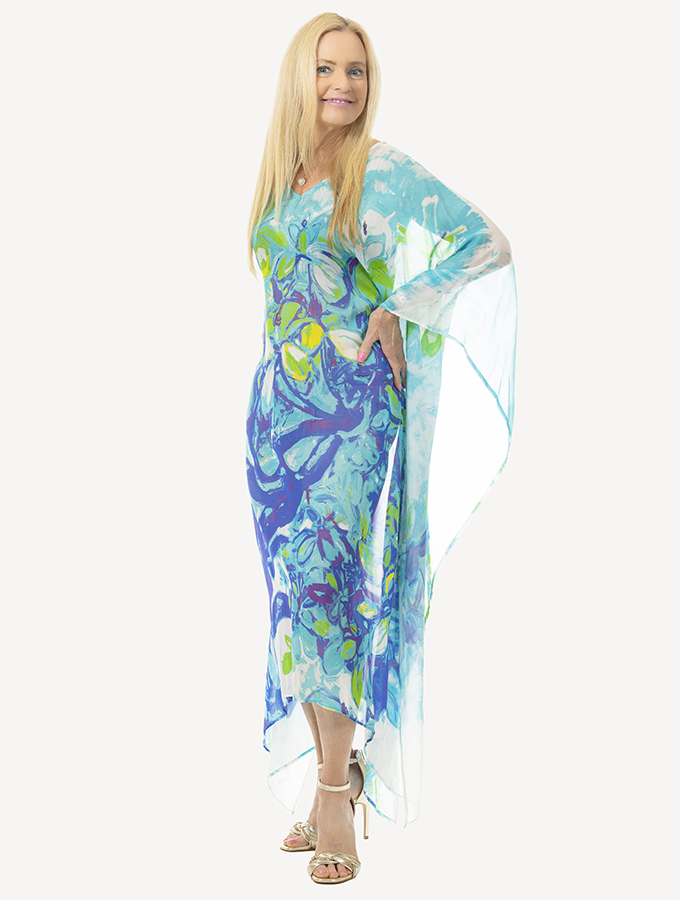 Maya Turquoise - Caftan