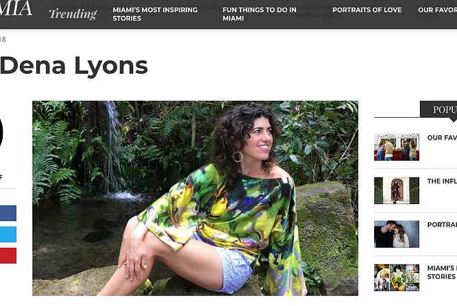 MIA Magazine – Meet Dena Lyons