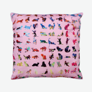 Crazy Cats - Cotton Pillow