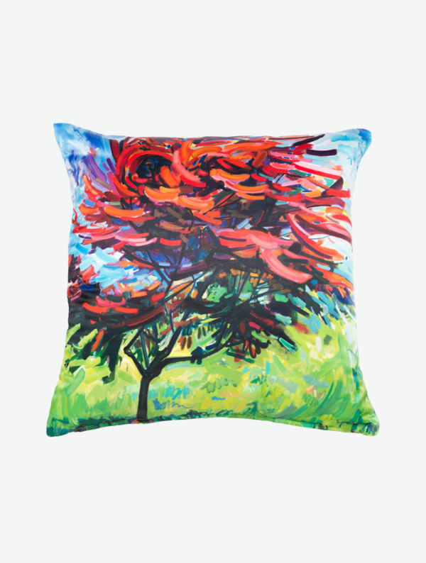 Fiery Maple - Satin Pillow